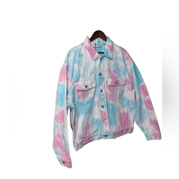 Levis Premium Unisex Pride Oversized Trucker Use - Picture 6 of 9